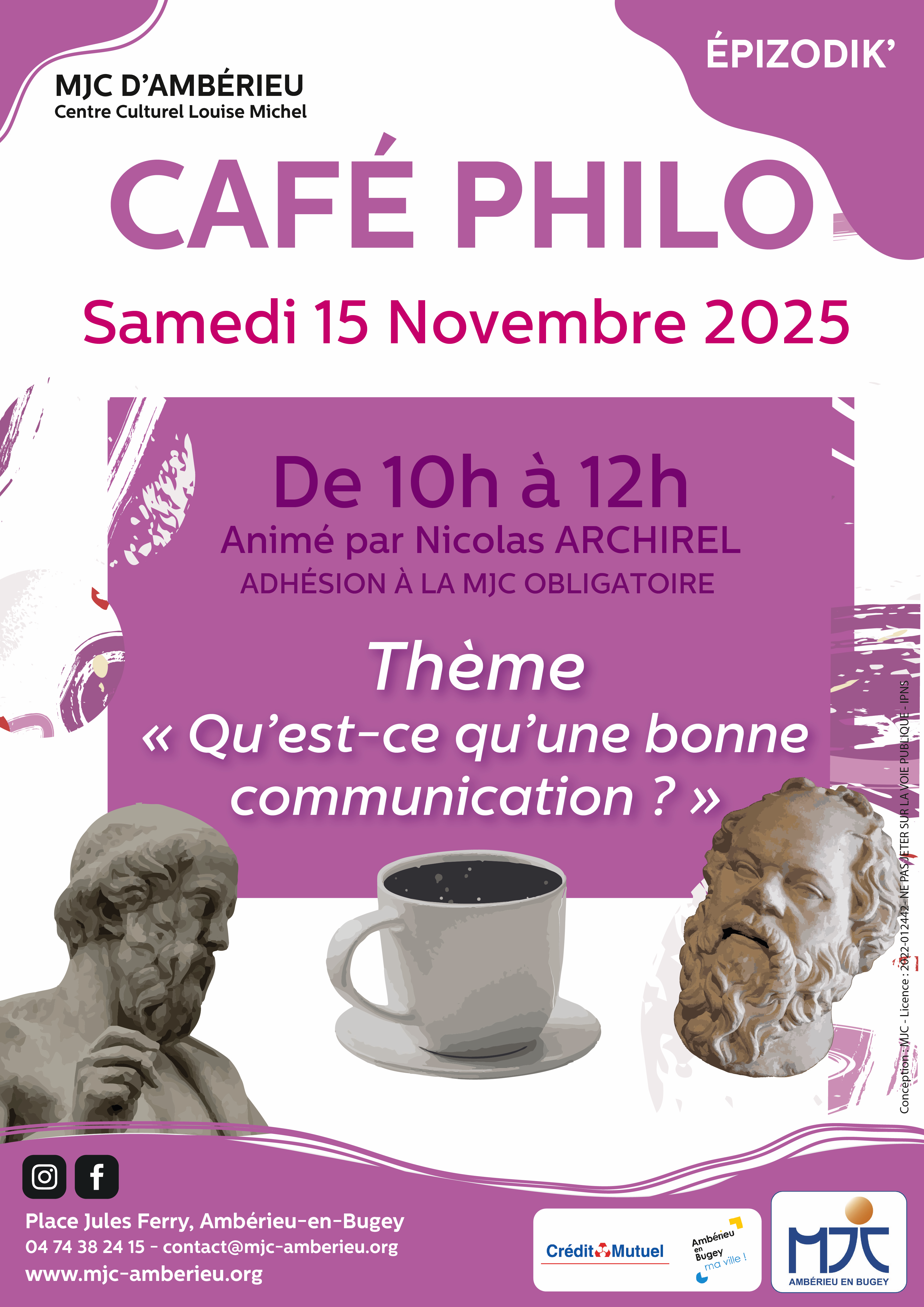 Samedi 15 novembre à 10h
